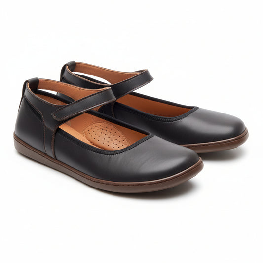 Banqet nappa mørkebrun