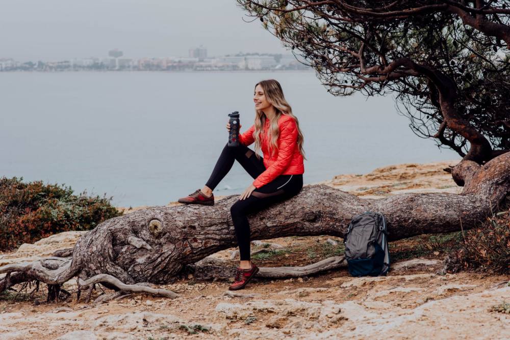 Hiqe lav vegansk kamelrød vanntett