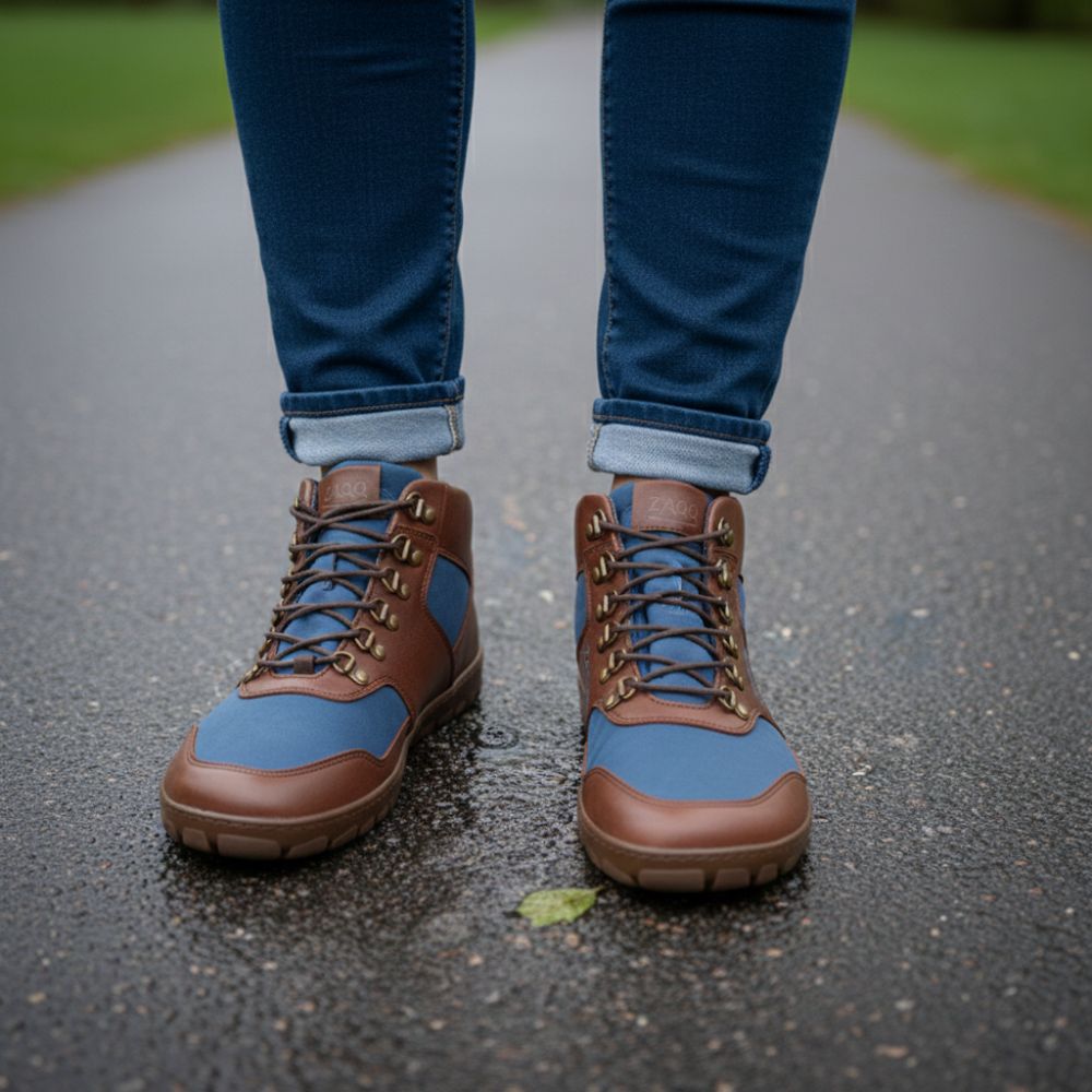 Hiqe midt vegansk blå vanntett