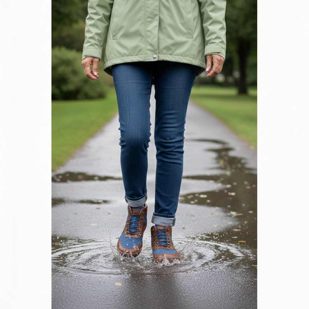 Hiqe midt vegansk blå vanntett