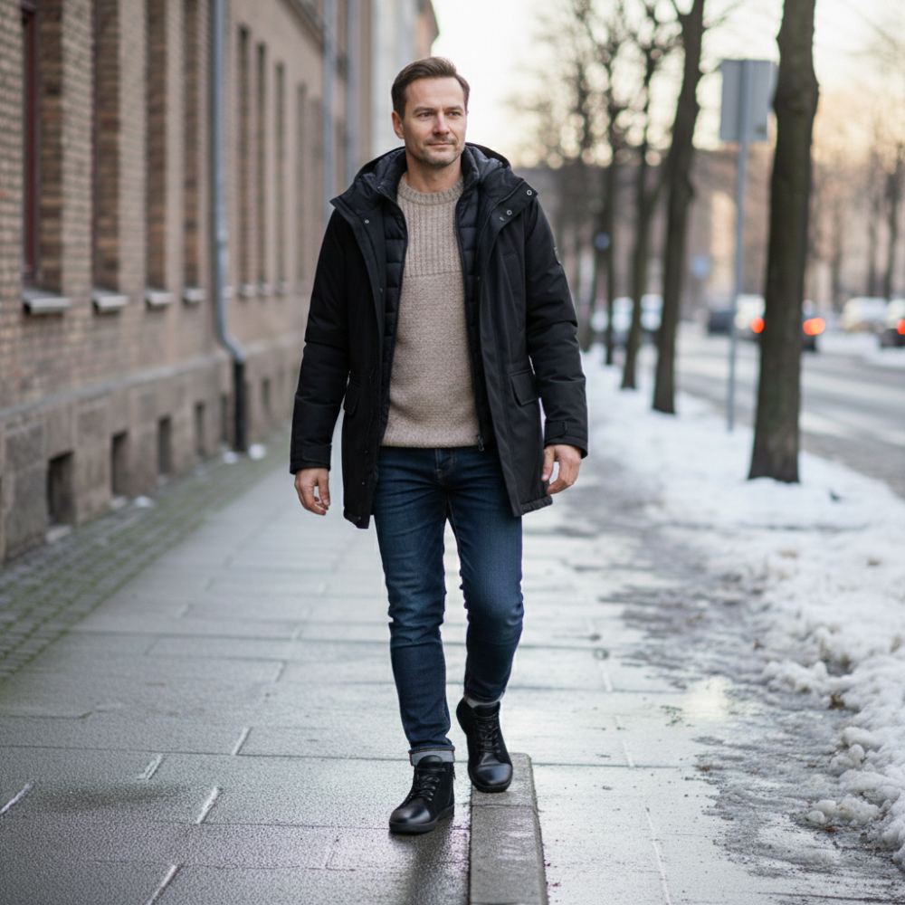 OMSQ Midt vinter svart