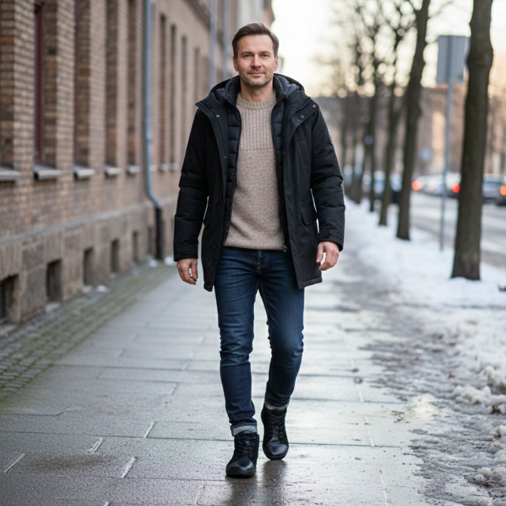 OMSQ Midt vinter svart