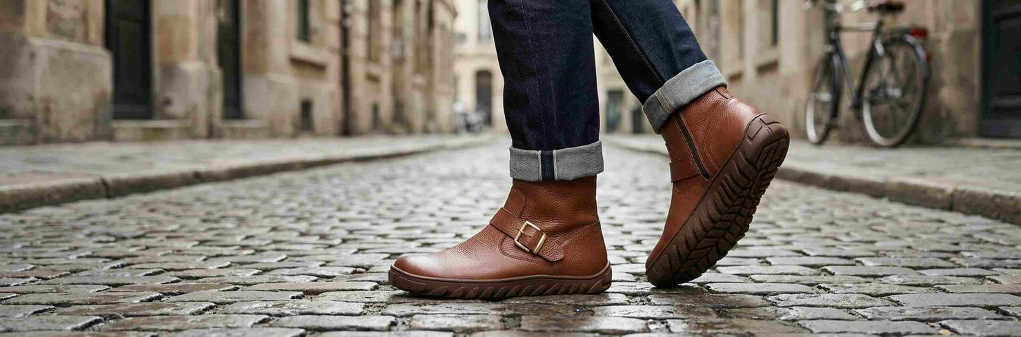 ZAQQ Stiefel Barfußschuhe für Herren